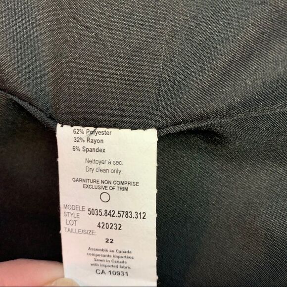 LAURA Plus Blue black gold blazer jacket size 22 - Picture 4 of 6